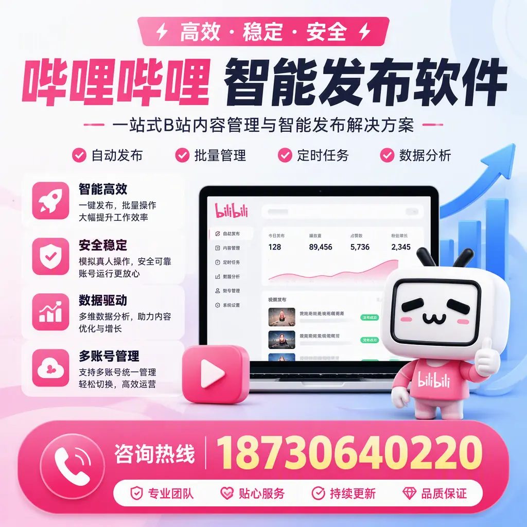 哔哩哔哩智能发布软件适用场景分析：在 济宁 的最佳实践