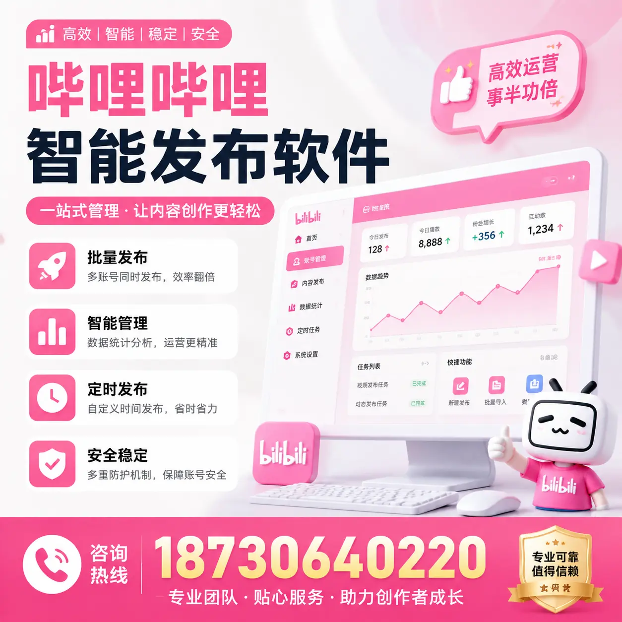 如何评估哔哩哔哩智能发布软件的ROI？济宁 企业必读