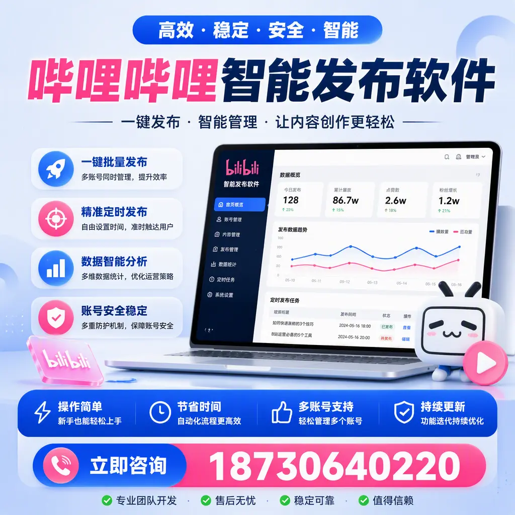 如何在 济宁 制定有效的哔哩哔哩智能发布策略